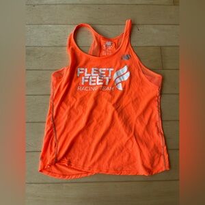 New Balance Women's Vibrant Orange Tank Top